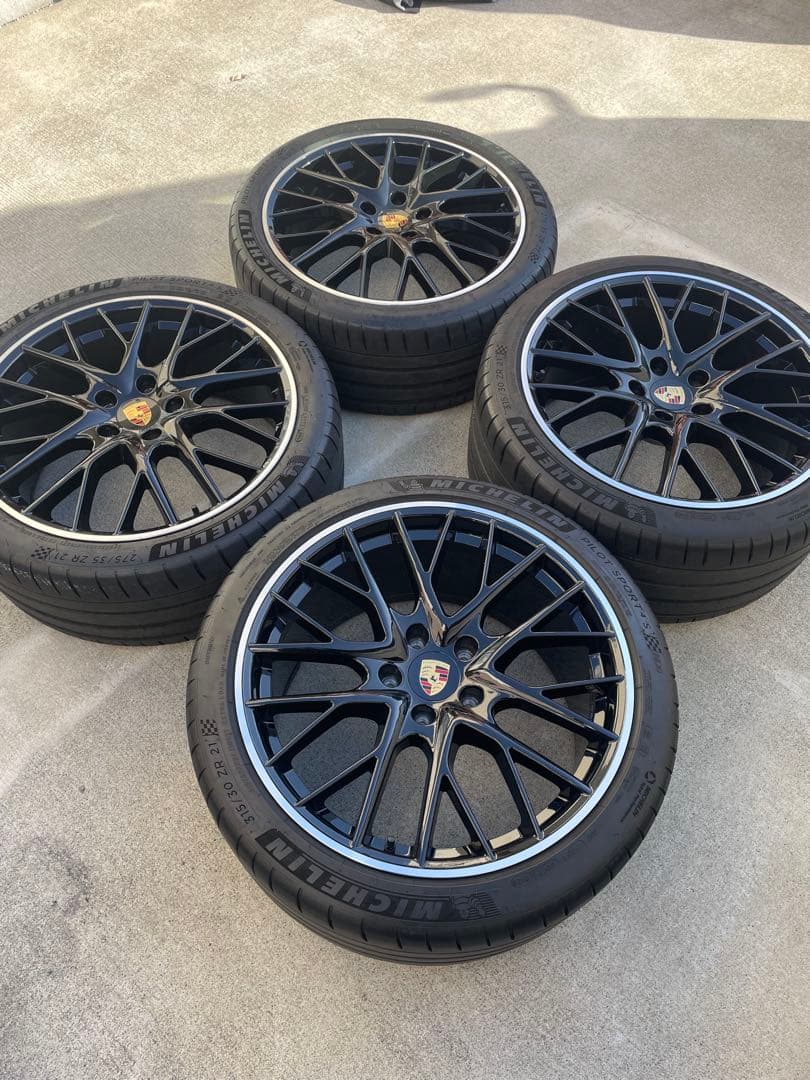 ポルシェ21インチ タイヤ ホイール セット パナメーラ 971 4本
