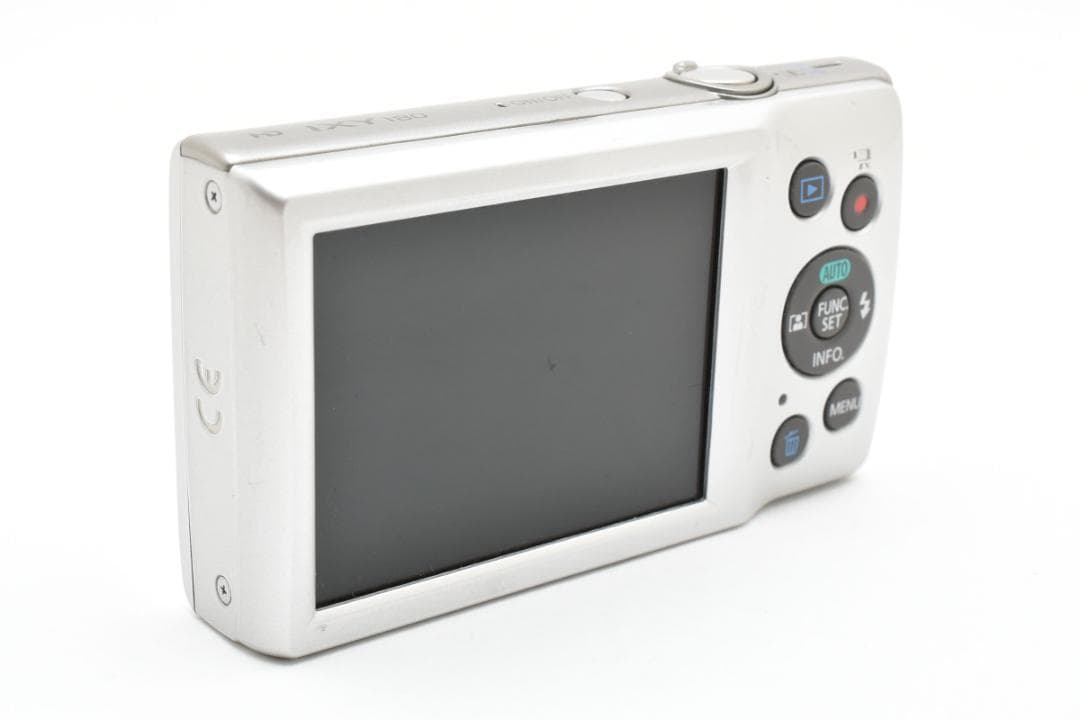 超美品 キヤノン IXY180 コンパクトデジタルカメラ シルバー Canon