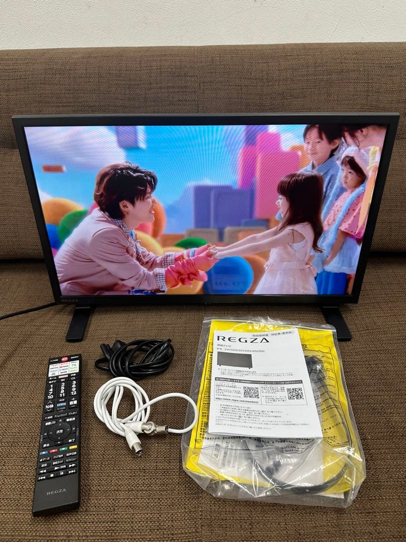 ③ TOSHIBA REGZA 24V35N 24インチテレビ　24年製