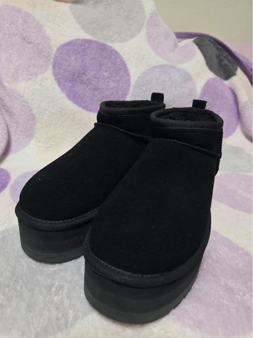 アグ ムートンブーツ レディース ショートブーツ スウェード 厚底