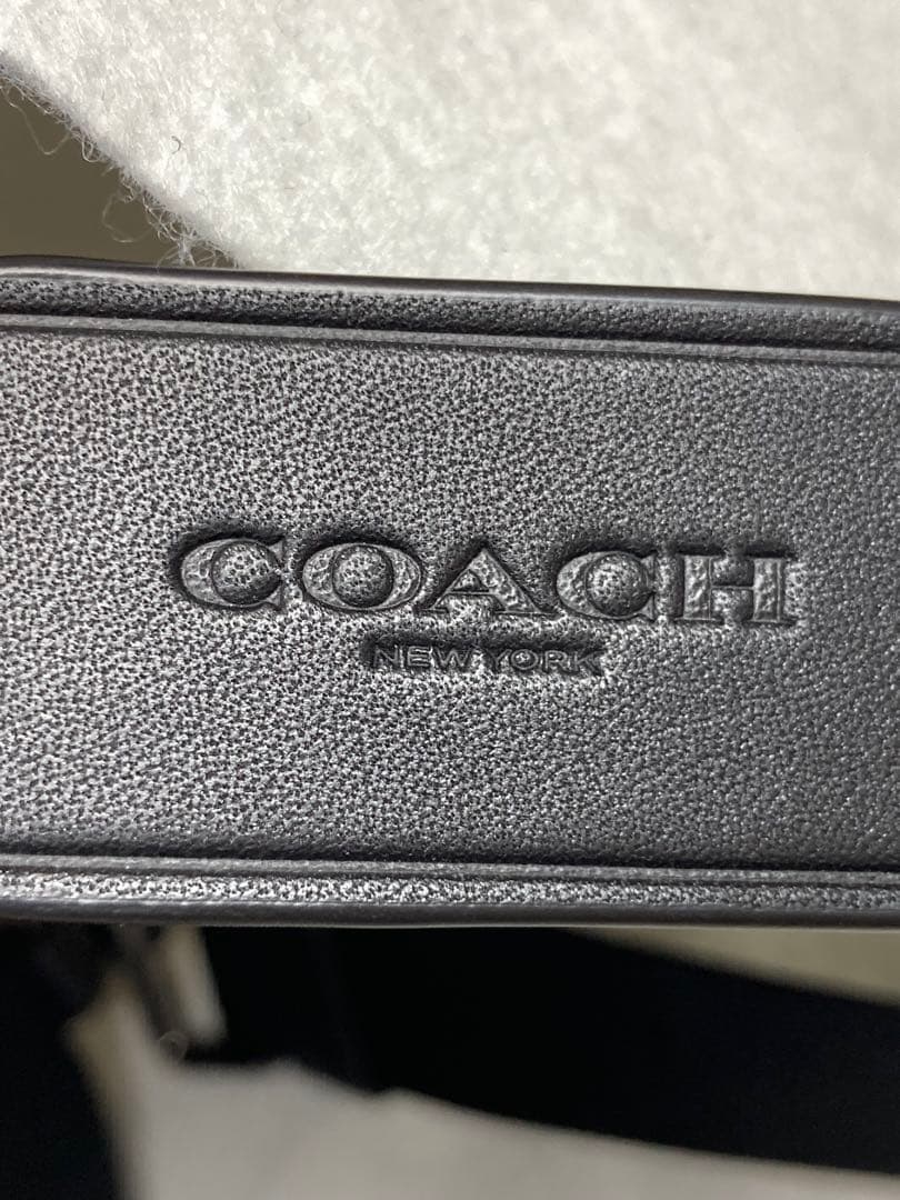 ✨良品✨COACH モノグラム ブラック ボディバッグ※訳あり★