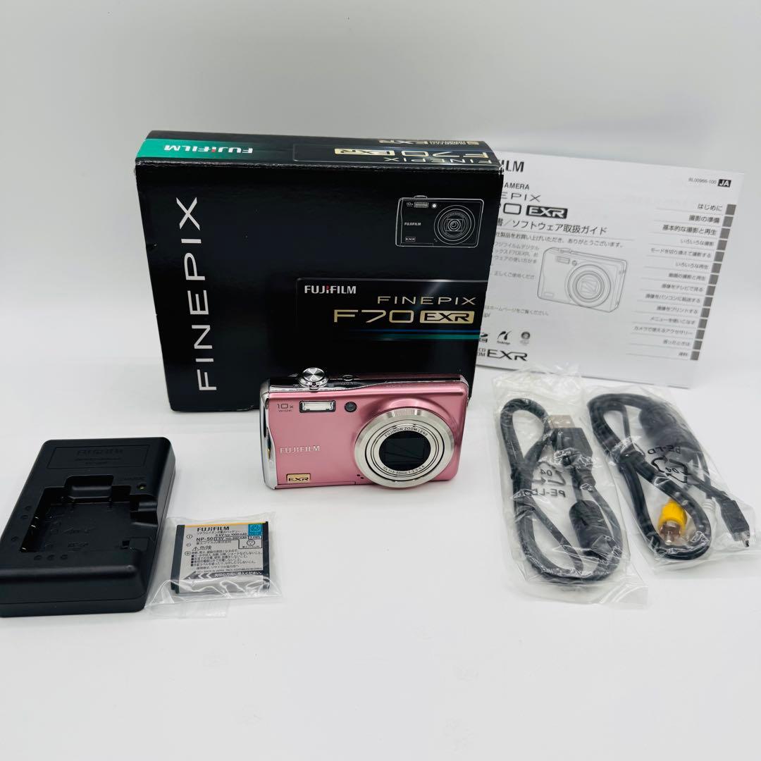 【極美品】FUJIFILM デジカメ Finepix F70EXR ピンク