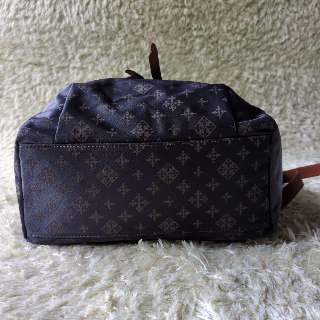 russet　ラシット　総柄　バックパック　ナイロン×レザー　リュック