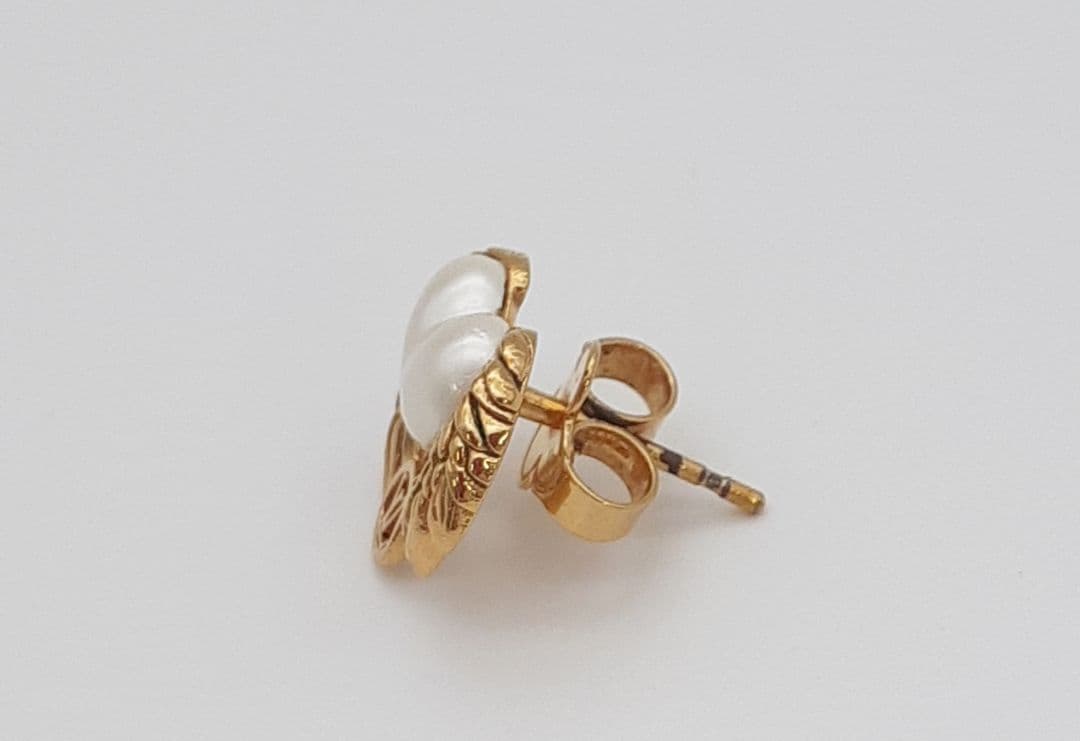 Z08-19　ルイヴィトン　ブルックドレイユクール　ピアス　右のみ　エンジェル