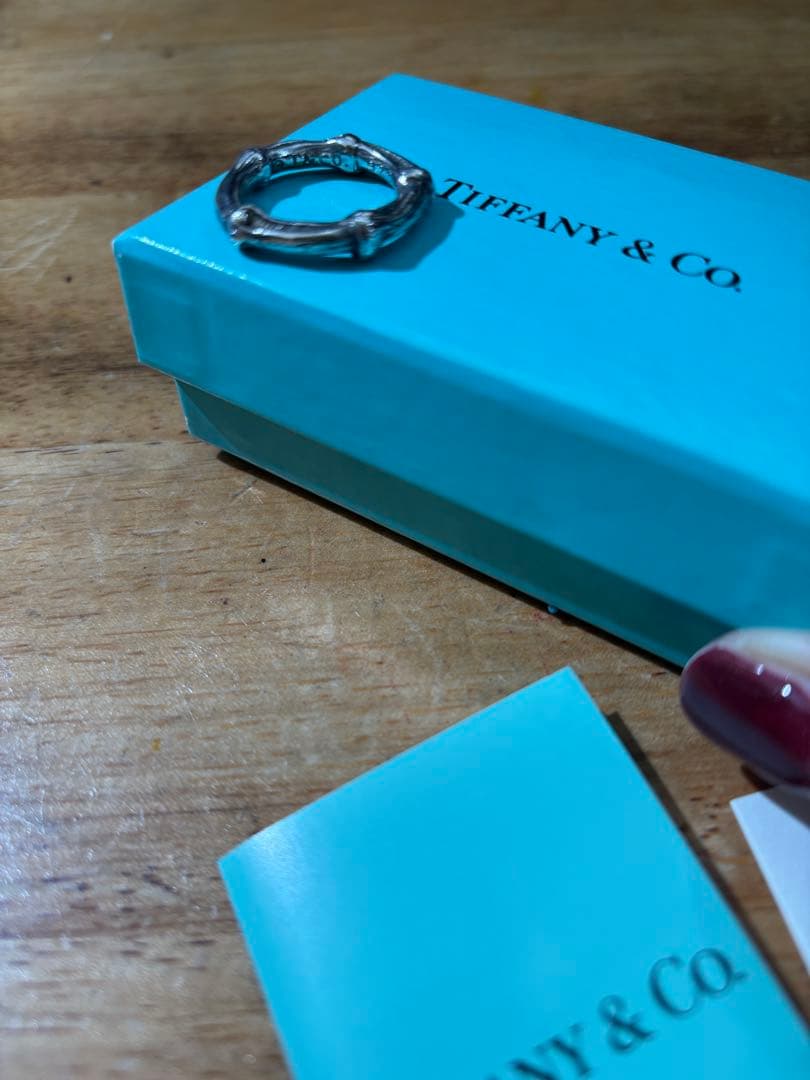 ティファニーバンブーリング９～10〜11号Tiffany & Co.シルバー箱付