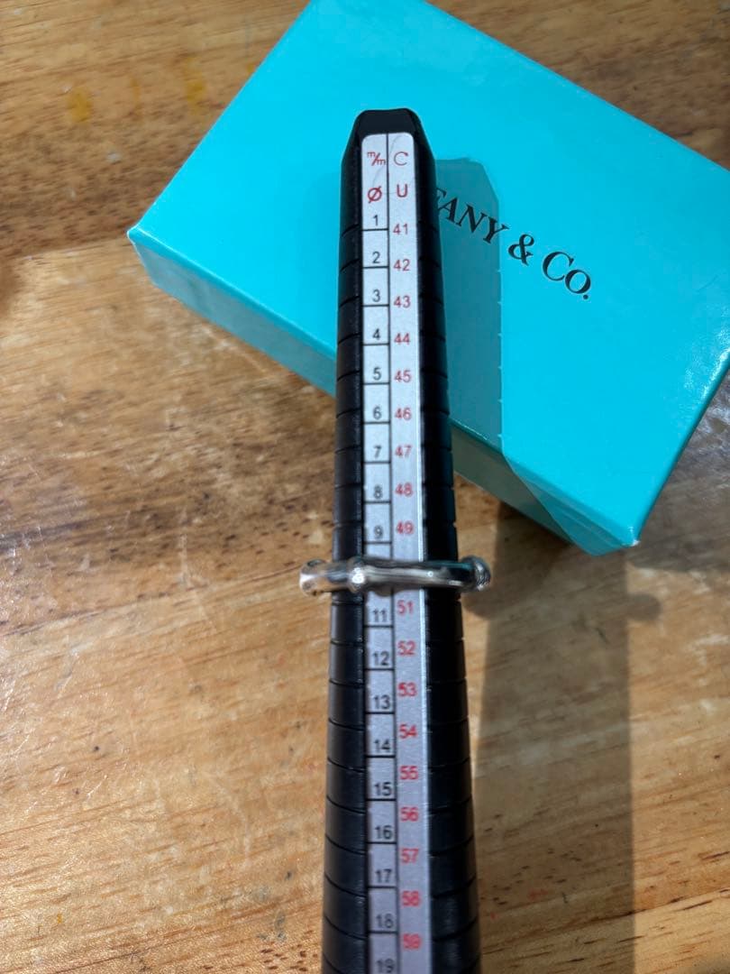 ティファニーバンブーリング９～10〜11号Tiffany & Co.シルバー箱付