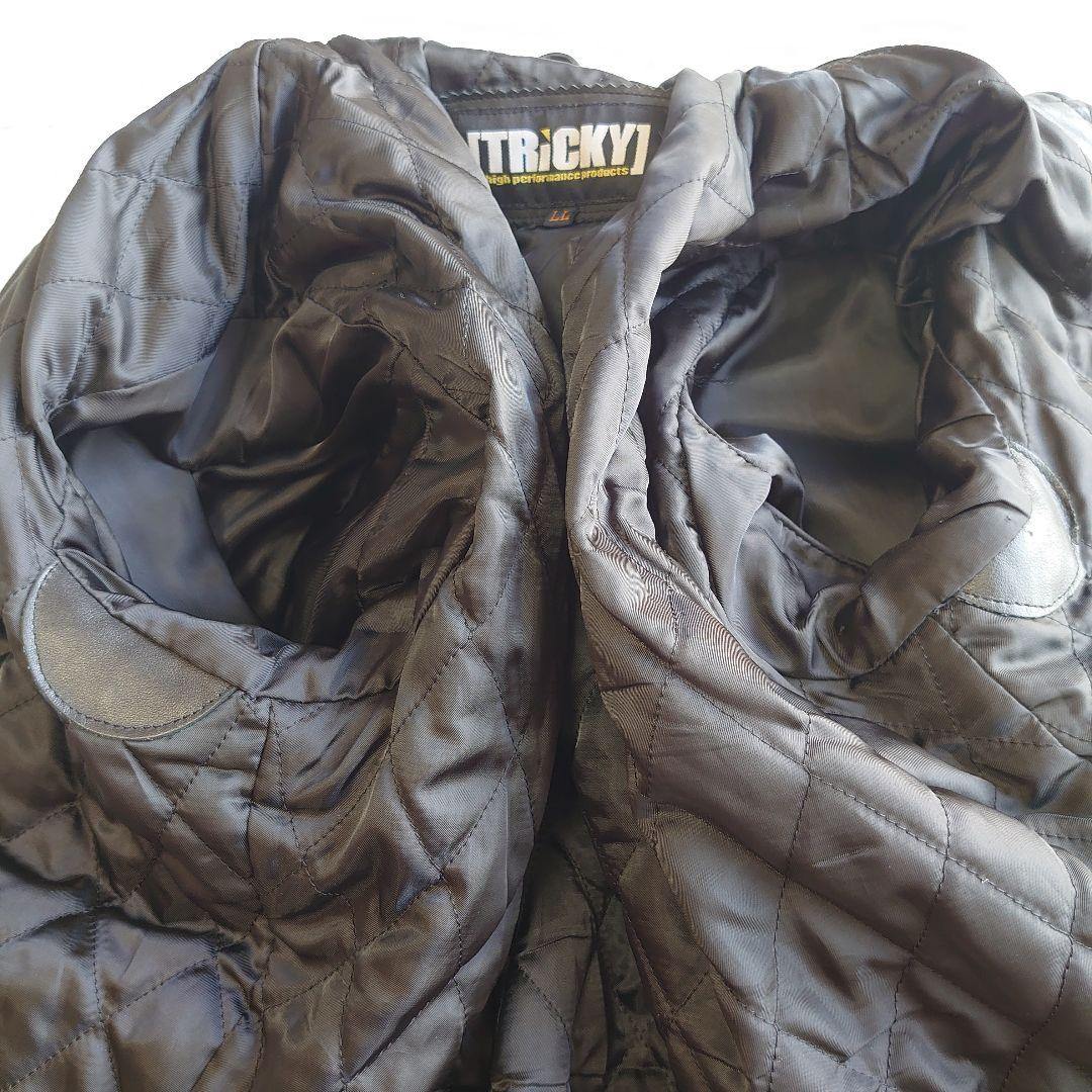 TRICKY トリッキー 牛革 シングルライダース レザージャケット XLサイズ