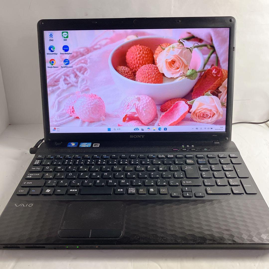 WEBカメラ搭載　 サクサクSSD win11 VAIOノートPC