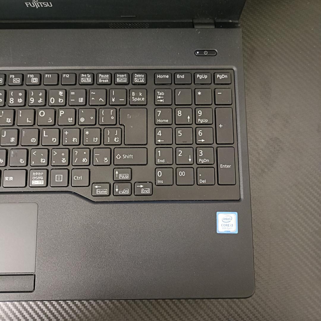 ノートPC 第8世代 i3 SSD 512GB メモリ8GB 富士通 カメラ