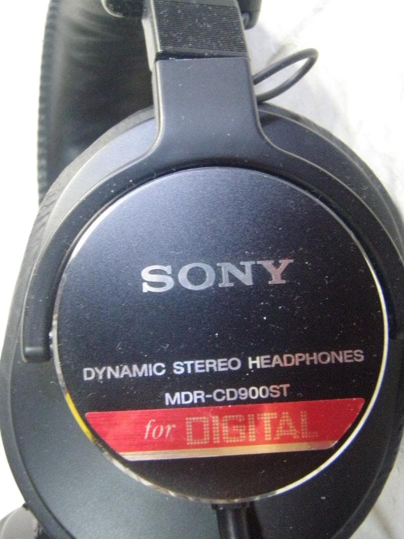 美品　SONY MDR-CD900ST 音出確認済 モニターヘッドホン 22