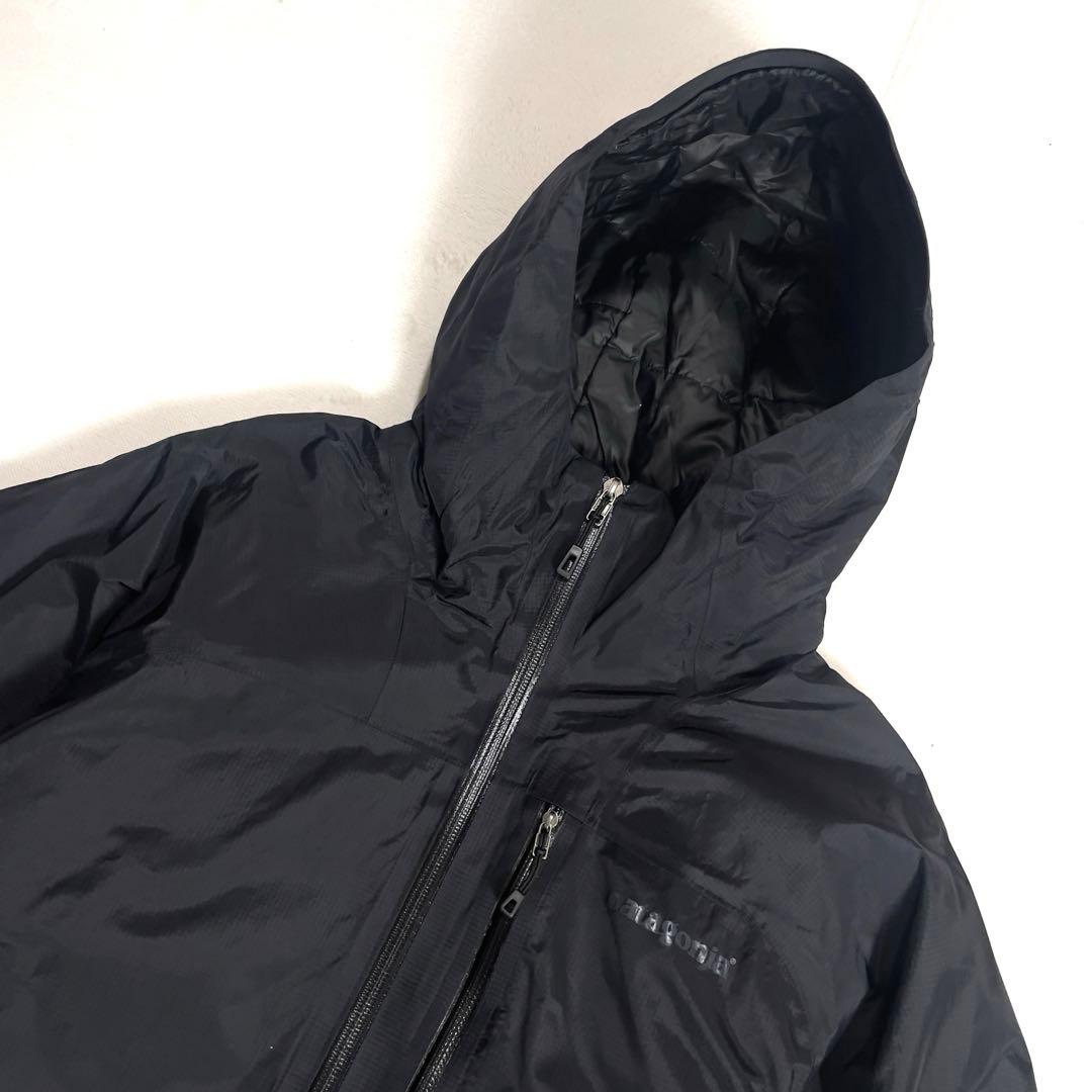 美品 パタゴニア インサレーテッドトレントシェルジャケット プリマロフト S 黒