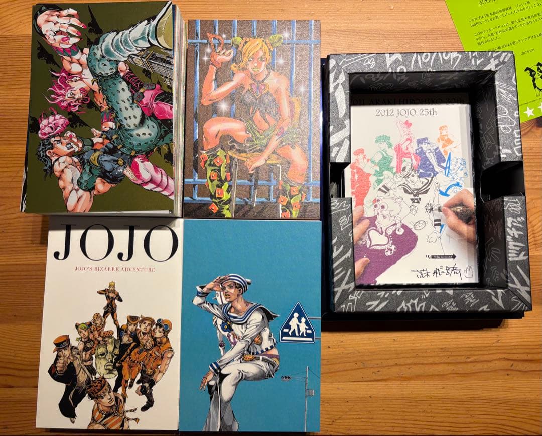ジョジョの奇妙な冒険 ジョジョ展 2012 限定 ポストカード 100枚+5枚