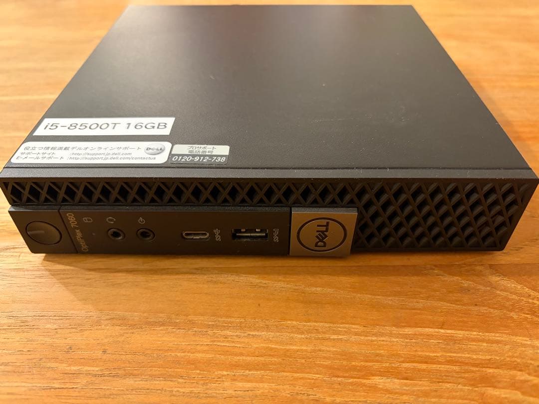 デル Optiplex 7060 Micro メモリ16GB SSD1TB