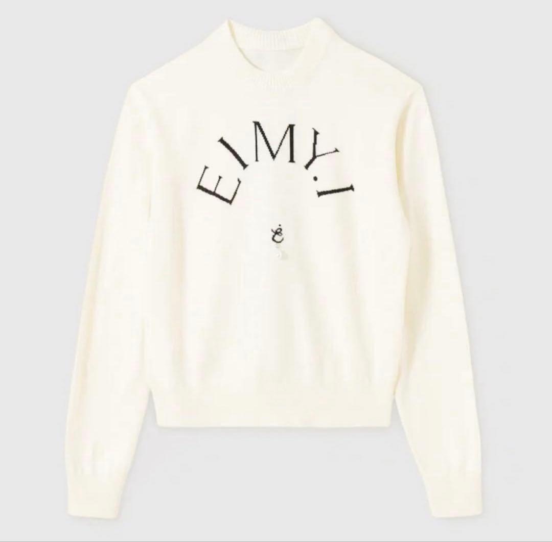 EIMY ISTOIRE ニットプルオーバー white