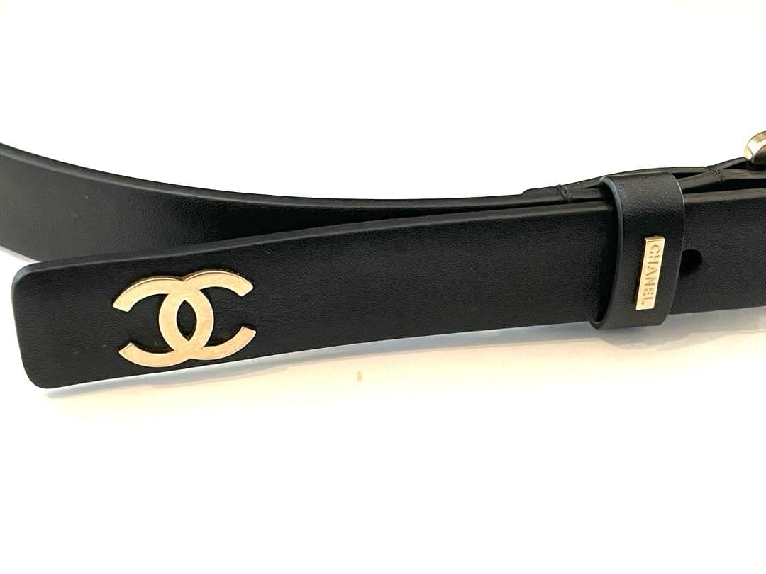 CHANEL シャネル ココマーク レザー ベルト