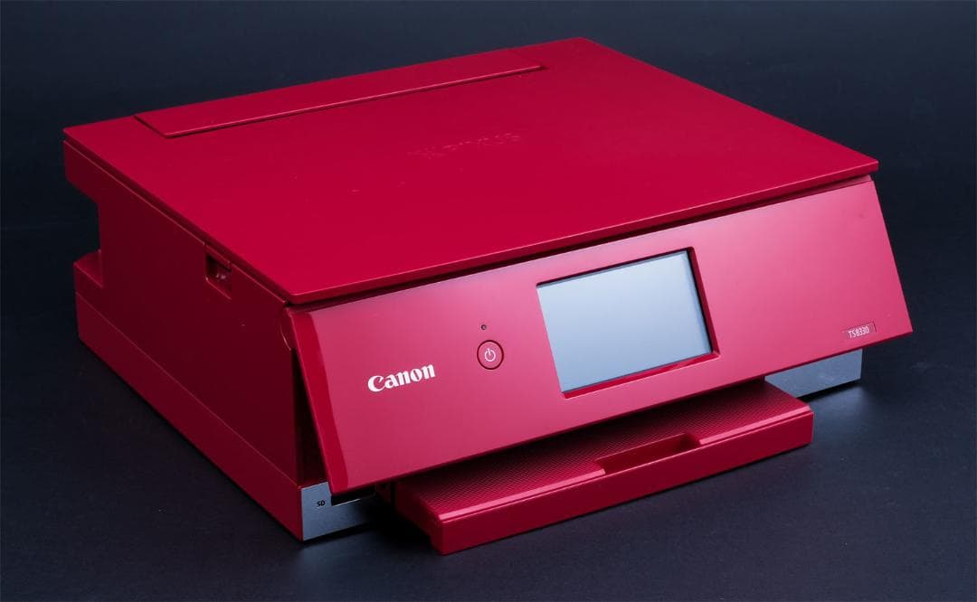美品 Canon TS8430 レッド インクジェットプリンター_56
