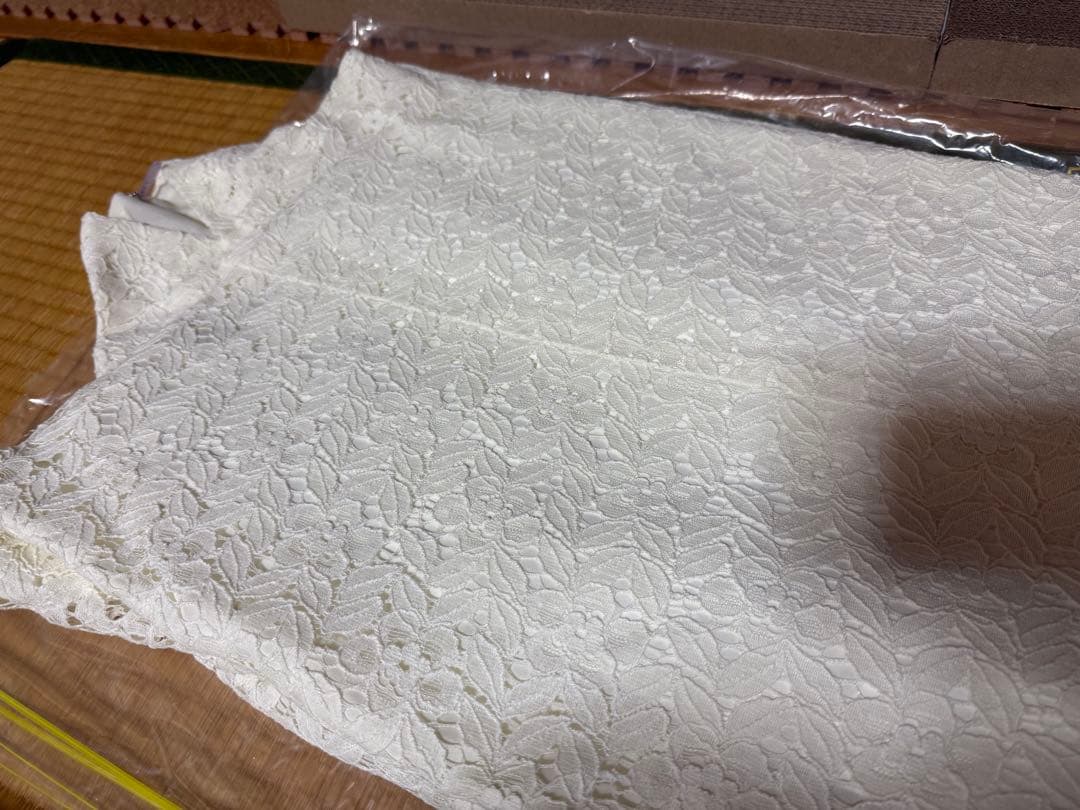 きもの館 創美苑 白レース 袴 2尺袖 単品