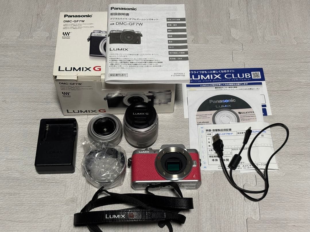 Panasonic DMC-GF7W ミラーレス一眼 カメラ ピンク
