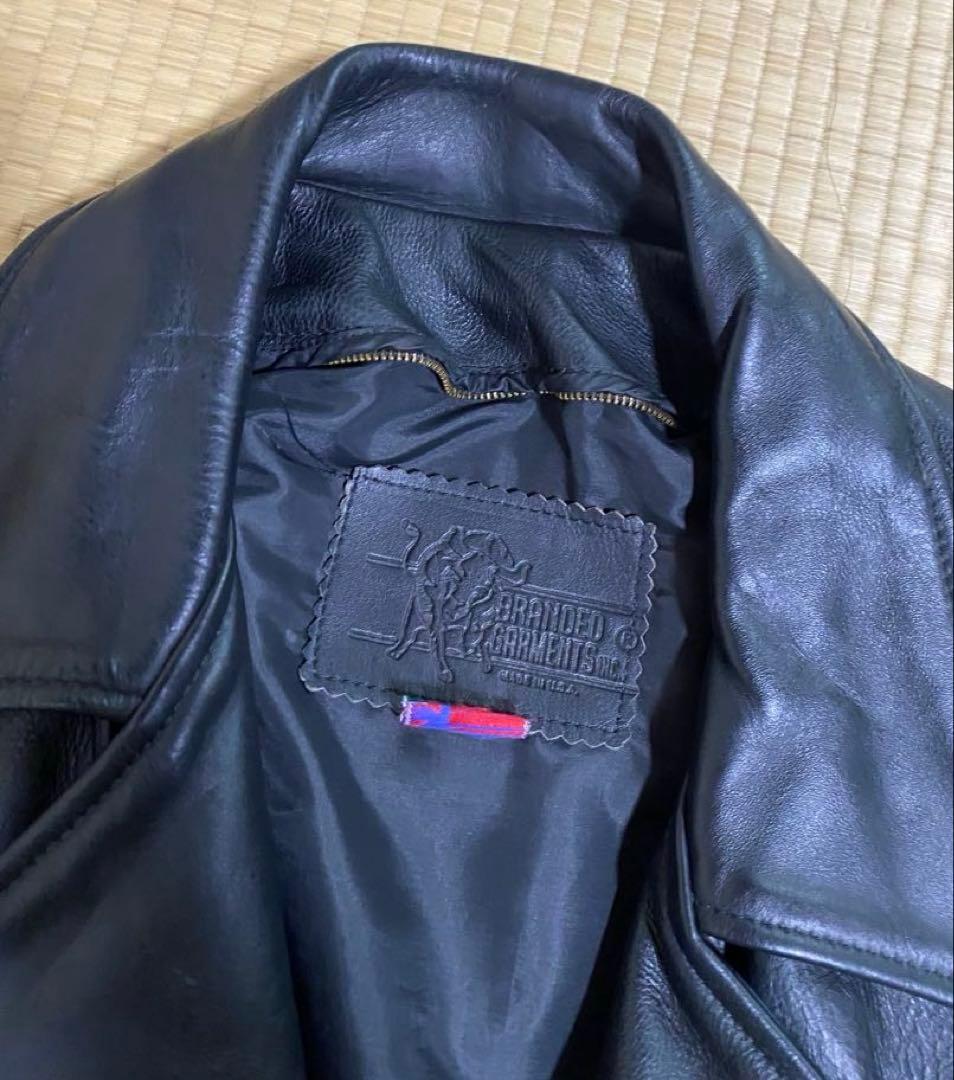 ✨最終値下げ✨BRANDEDGARMENTSレザーライダースジャケット