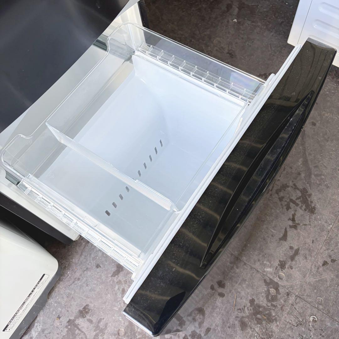 運搬取付無料！ブラック系純正日立・東芝洗濯機冷蔵庫2点セット！完動超美品！