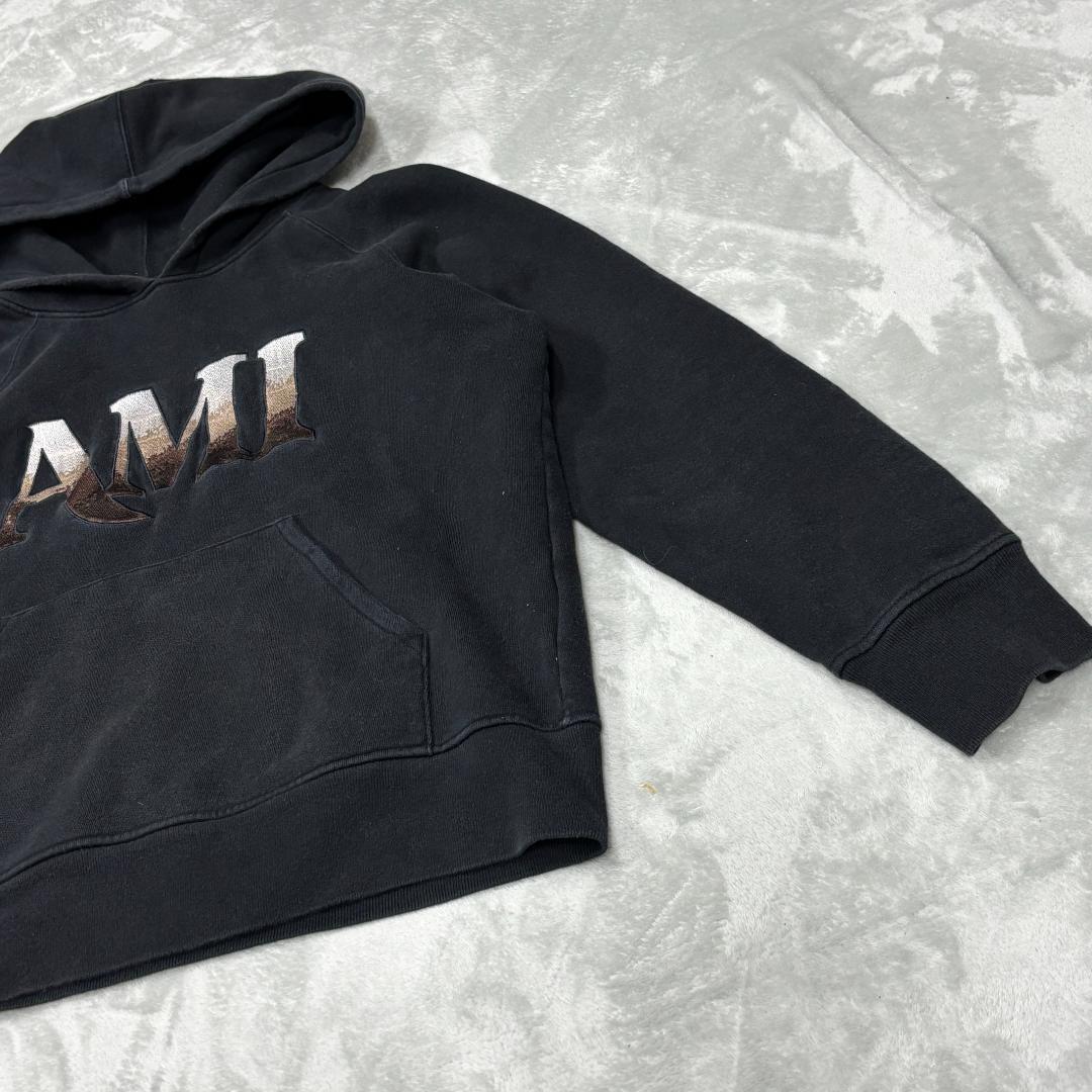 ミアレクサンドルマテュッシ ロゴ刺繍 プルオーバーパーカー サイズM メンズ