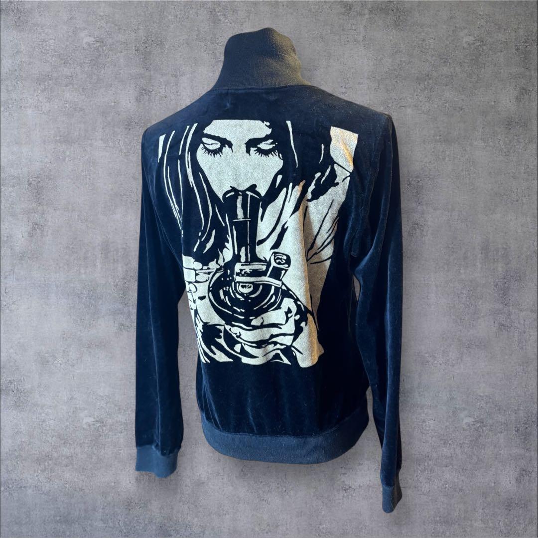 裕*様 希少デザインHYSTERIC GLAMOURベロアジャケットトラックスカ