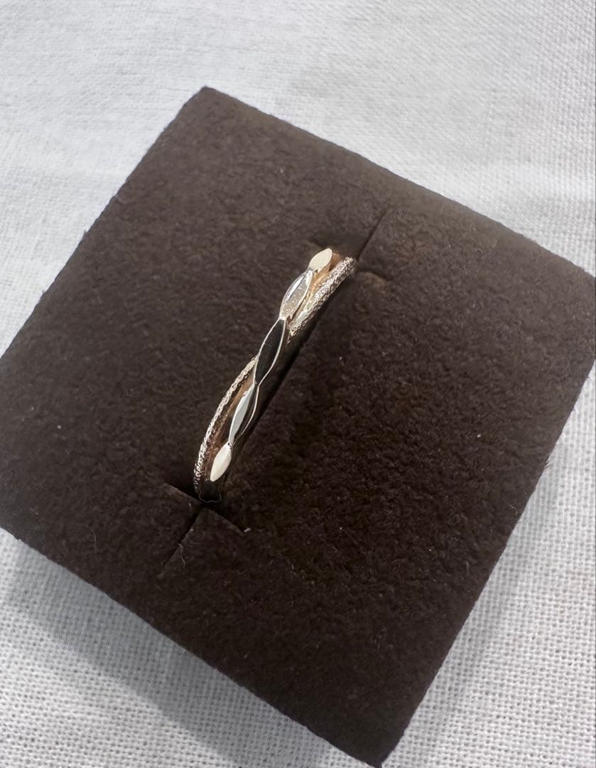 専用ページ‼️agete アガット ２連風　K10リング　13号　販売証明書付き