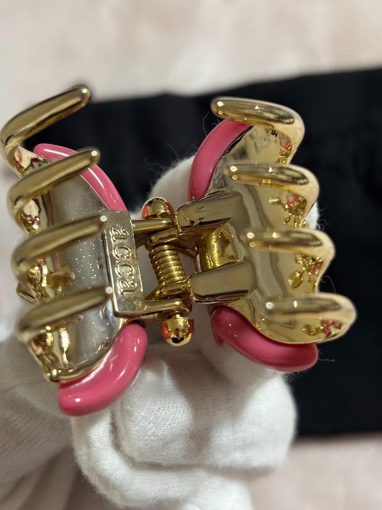 【レア/極美品】アッカ acca クリップ　ヘアクリップ　ハート　ピンク