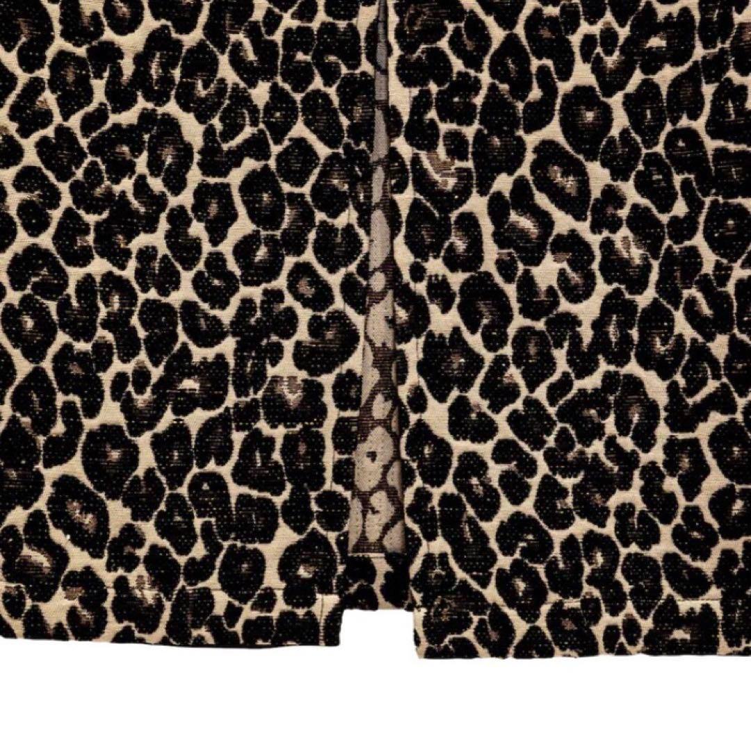 完売品glamlipsジャガードレオパードスカート新品タグ付