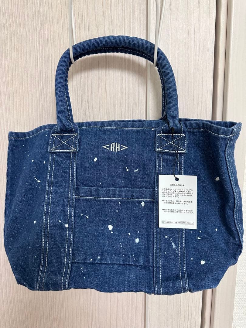 希少Ron Hermanロンハーマン インディゴデニムトートバッグ