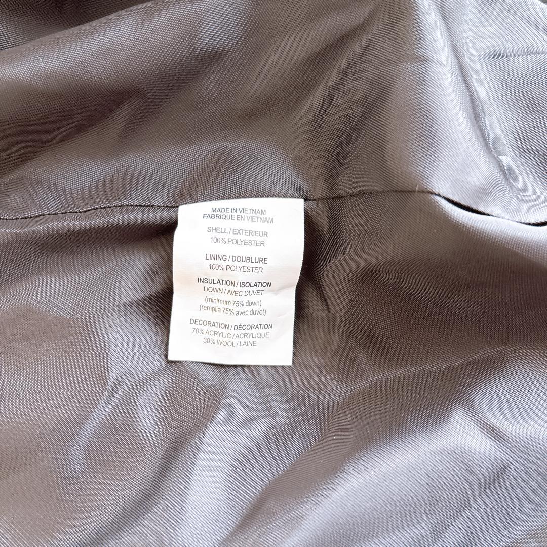 【新品タグ付】Theory ダブルブレストダウンコート S 黒 ウエストシェイプ