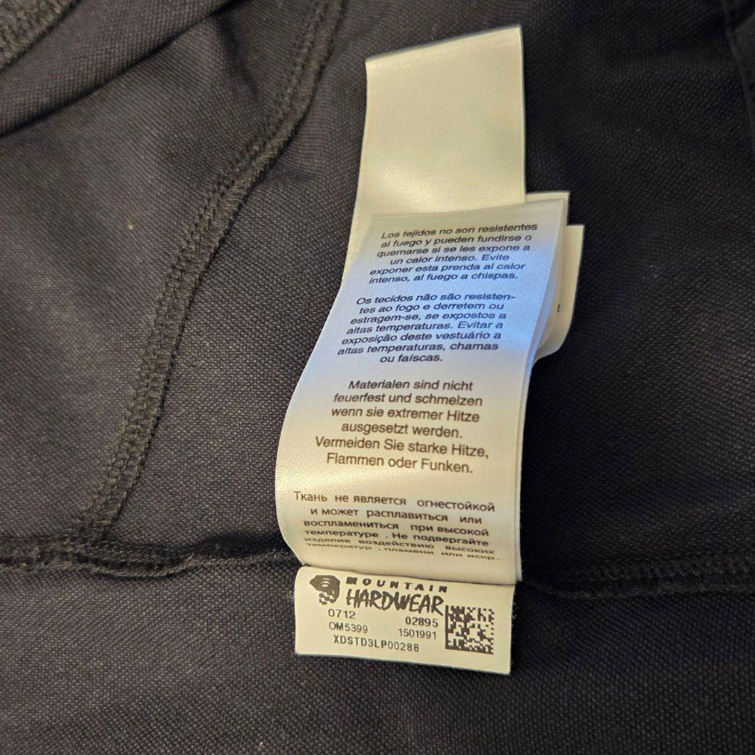 【美品】マウンテンハードウェア ソフトシェル メンズＭ ブラック