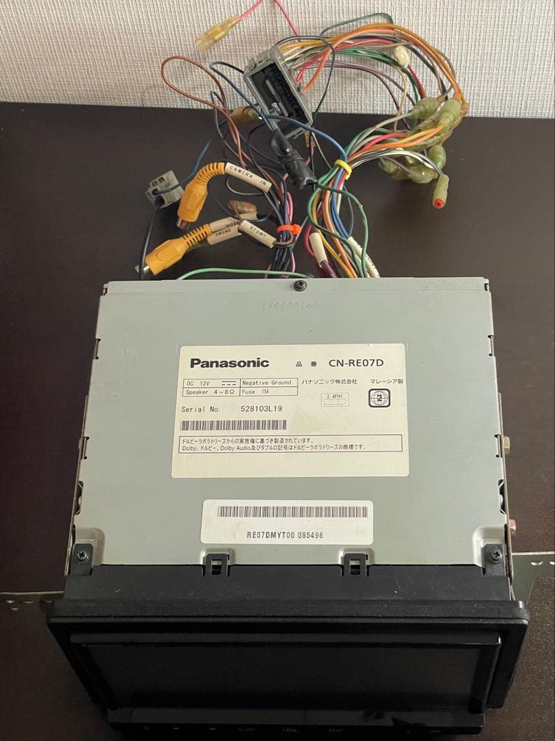 Panasonic ストラーダ　CN-RE07D 地図データ　２０20年