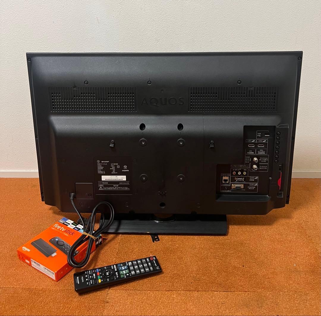 SHARP Fire tv Stick付随 液晶テレビ 32V型 AQUOS
