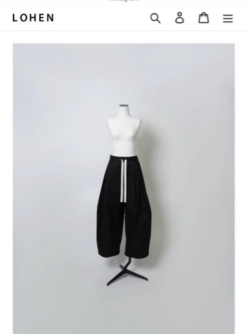 パンツ LOHEN DRAWCORD CHINO PANTS38