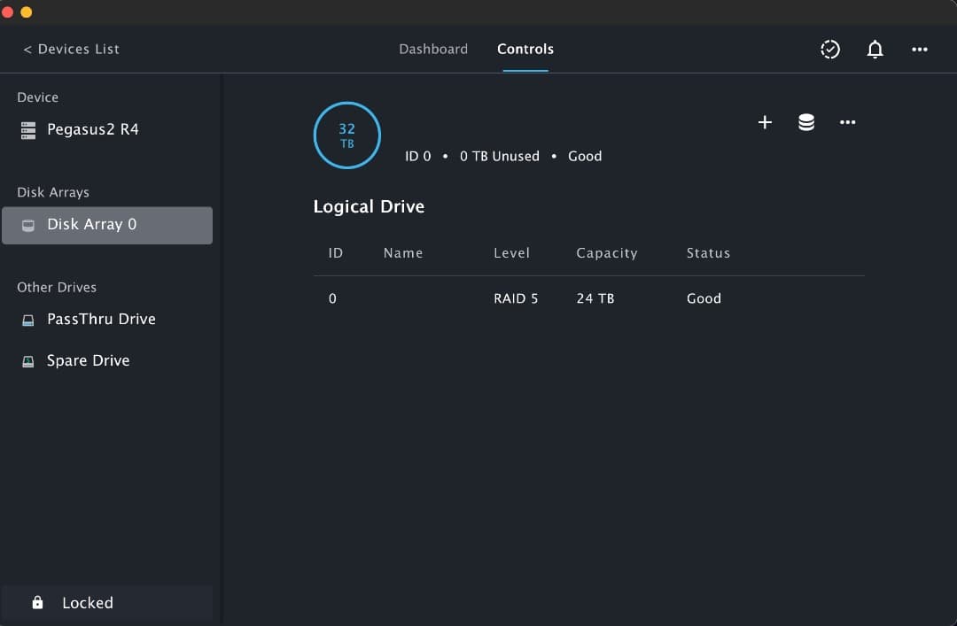 Promise Pegasus2 R4 HDD 32TB（8TB×4）