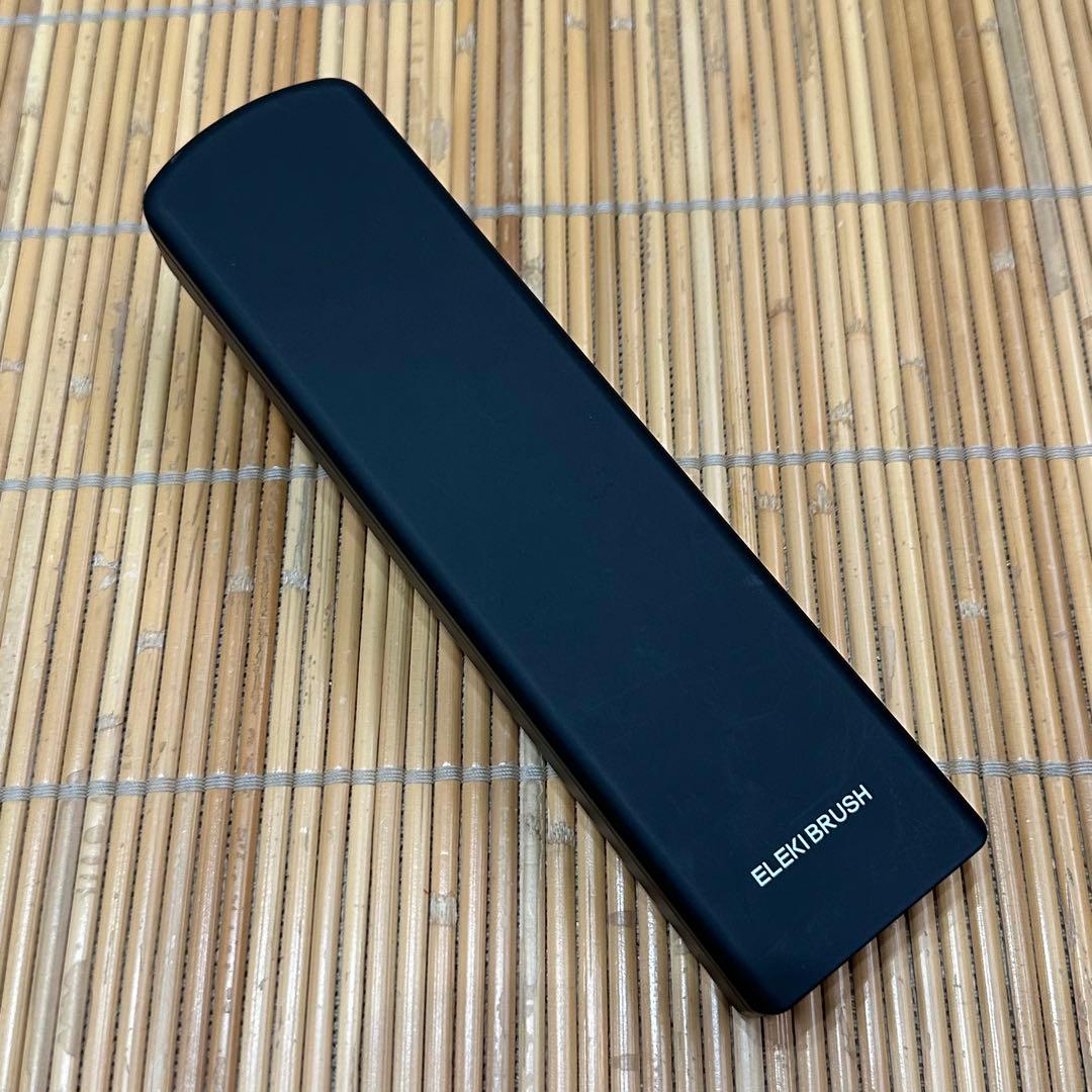 【美品】Brighte ELEKI BRUSH 美顔器 ブラック エレキブラシ