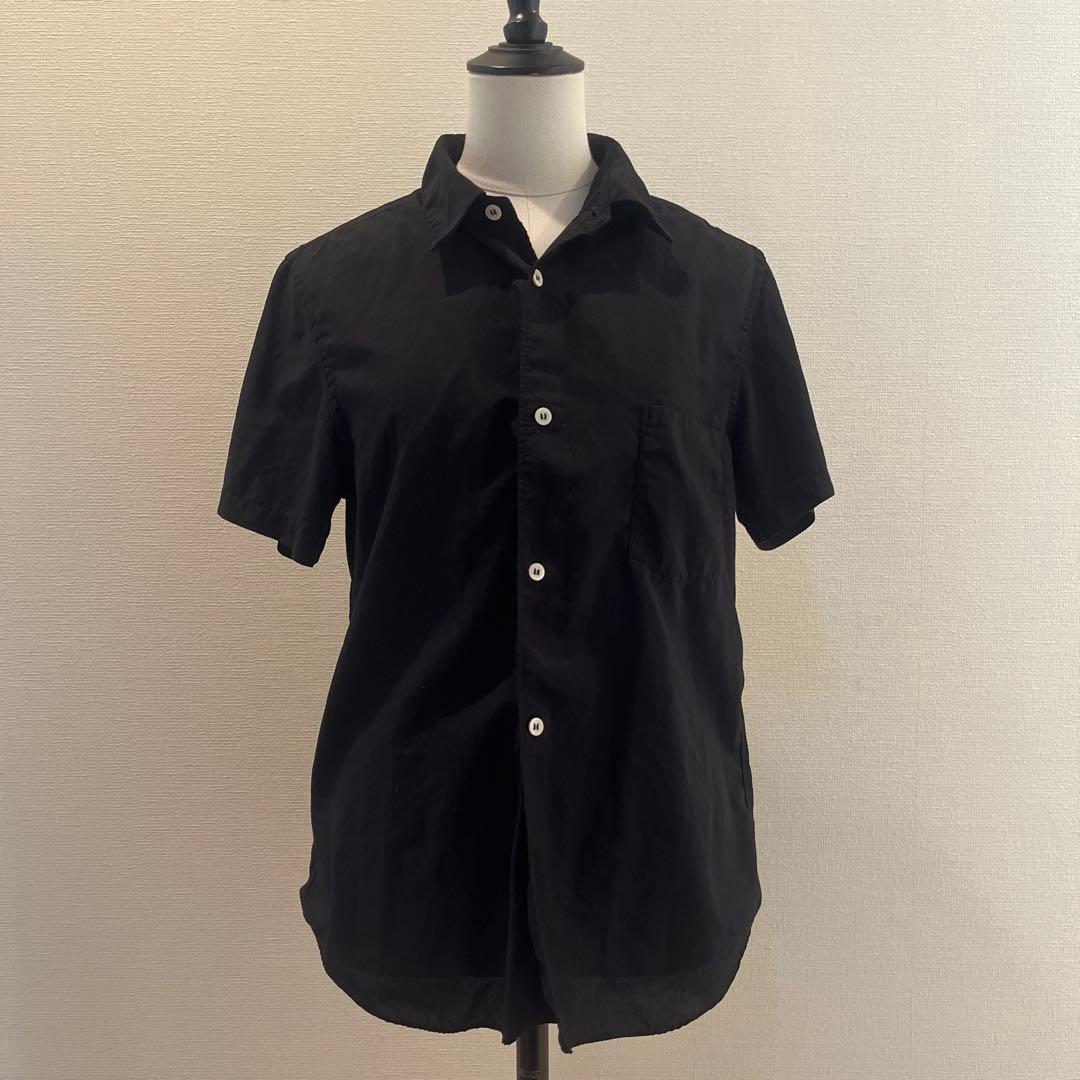 コムデギャルソン　コムコム　黒　シャツ