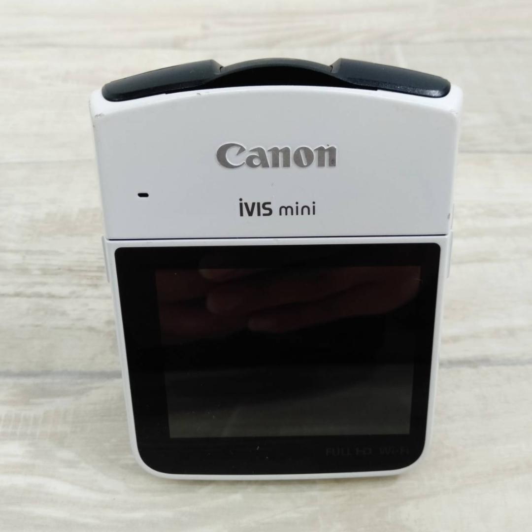 【良品】CANON ビデオカメラ IVIS mini ホワイト ①