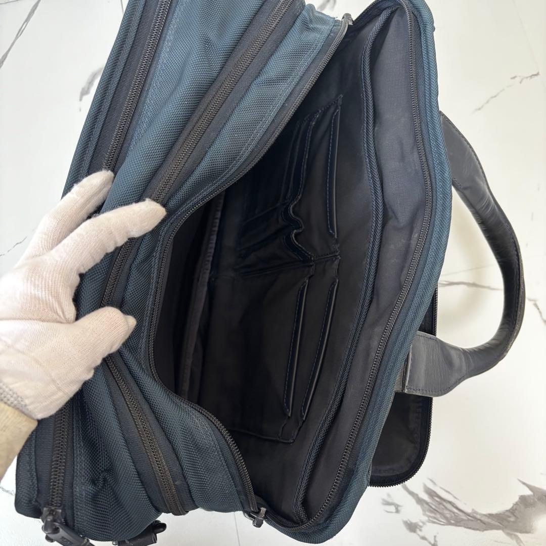 TUMI✨ ALPHA3 2WAY SHIPS別注　ビジネスバッグ　ネイビー