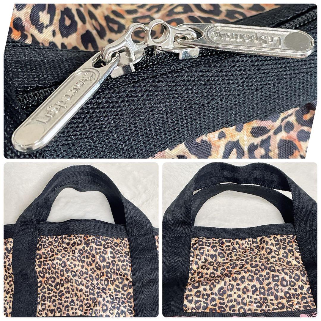 激レア♪ レスポートサック Ｘガール ボストンバッグ レオパード ラージ ポーチ