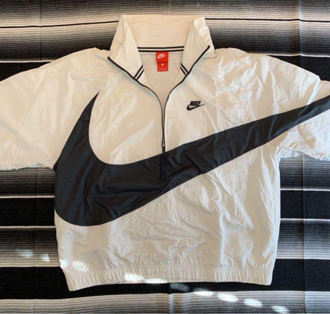 Nike ナイロンジャケット ホワイト/ブラック