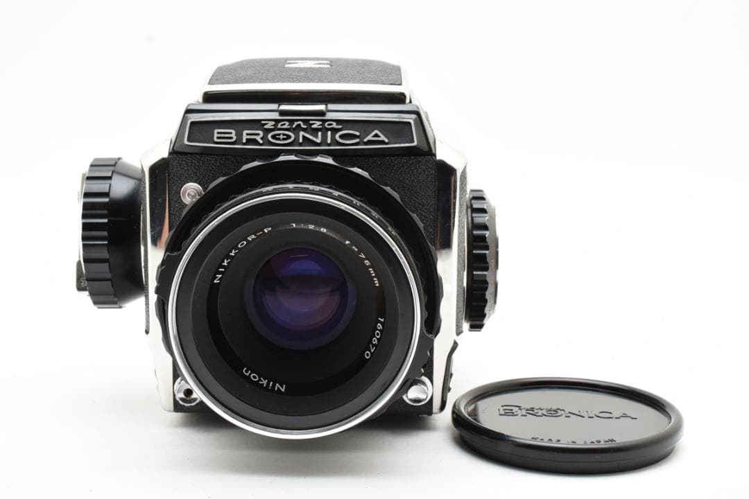 希少 美品 ゼンザ ブロニカ MODEL C 中判 ニコン 75mm 1:2.8