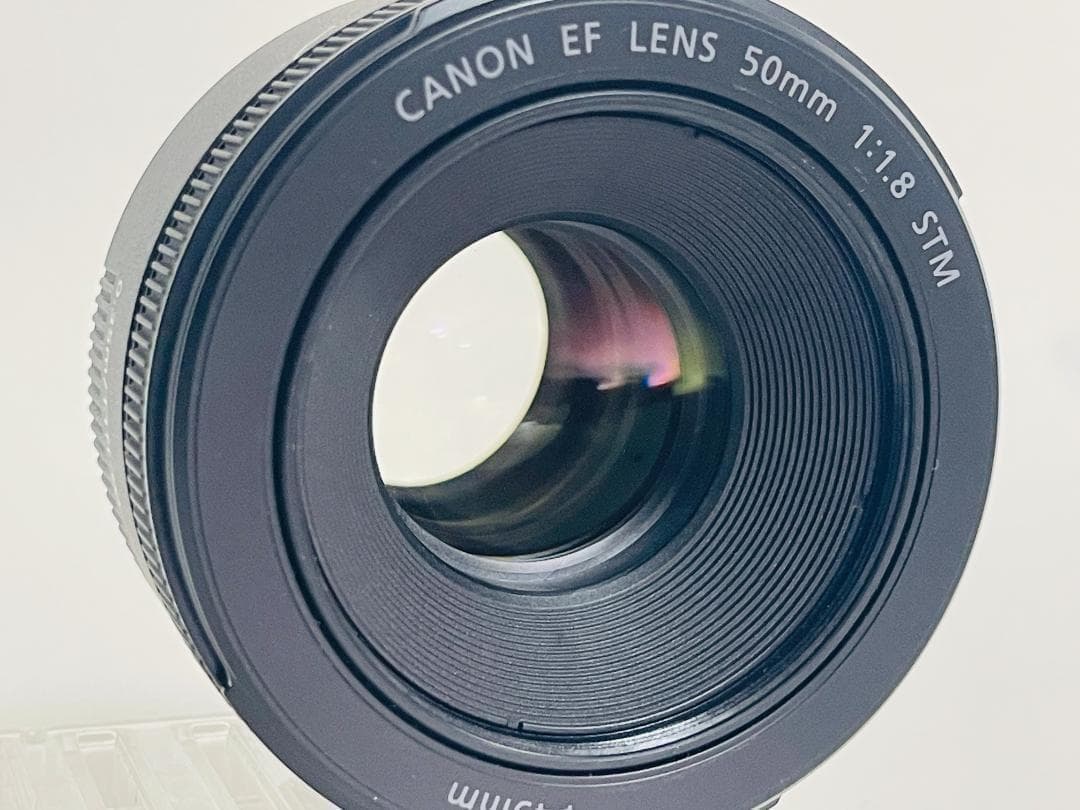 美品★Canon EF 50mm F1.8 STM キヤノン 単焦点レンズ