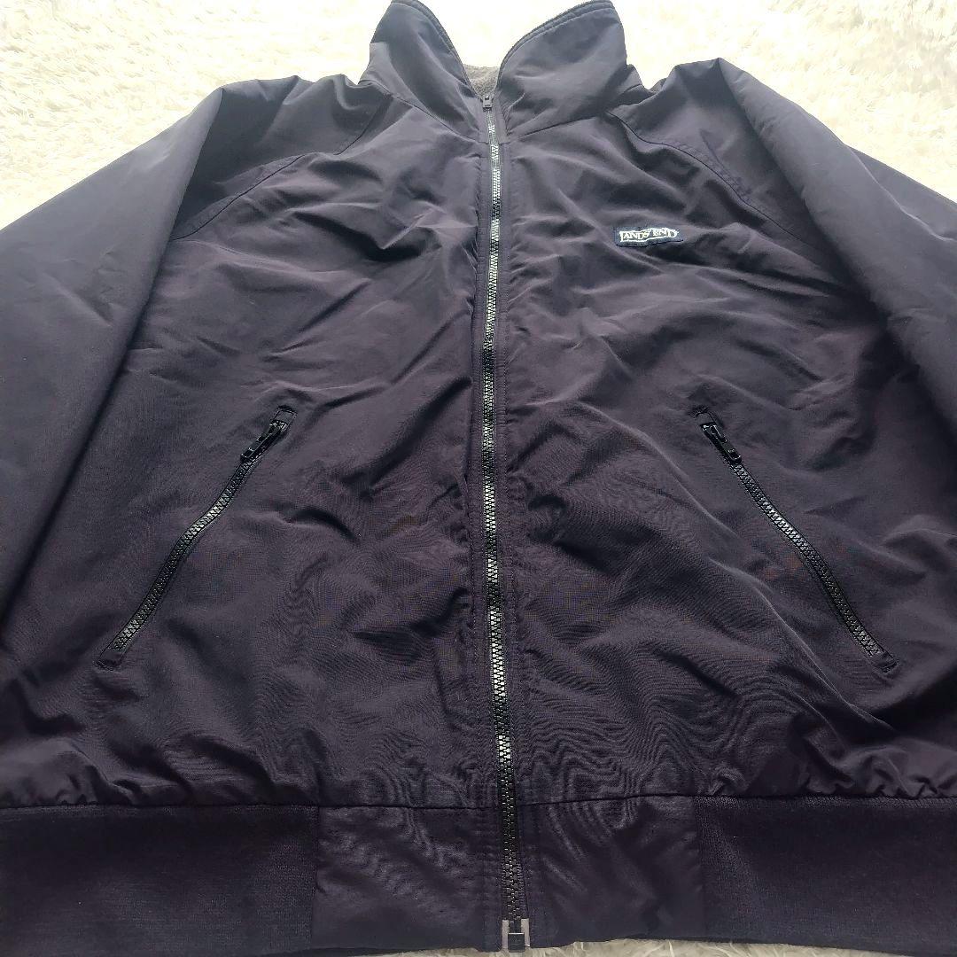 美品 LAND'S END スコール ジャケット ネイビー L 90s 短丈