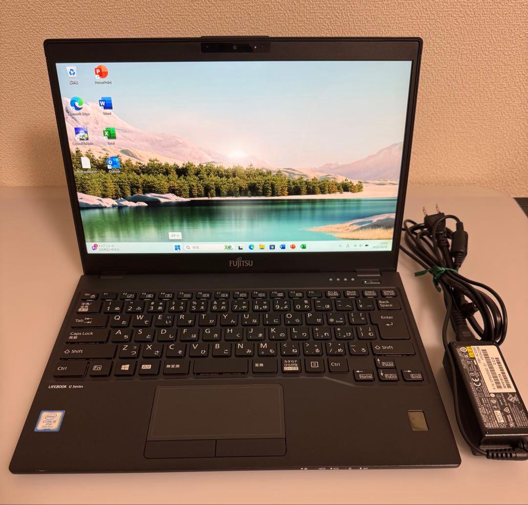 累積2087 富士通 U939/B 256GB Office 顔/指紋認証