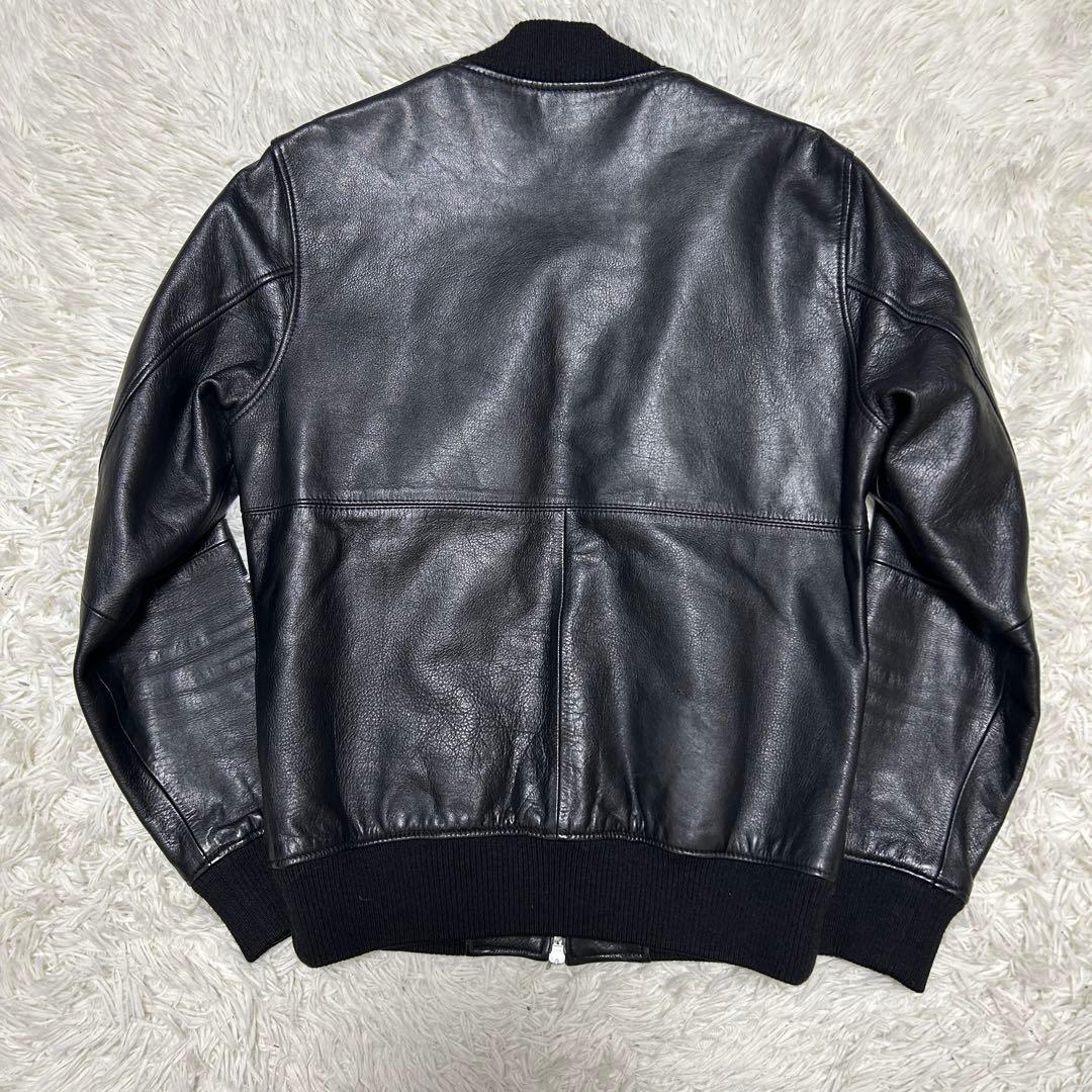 beauty &youth レザージャケット　牛革　ブラック　S
