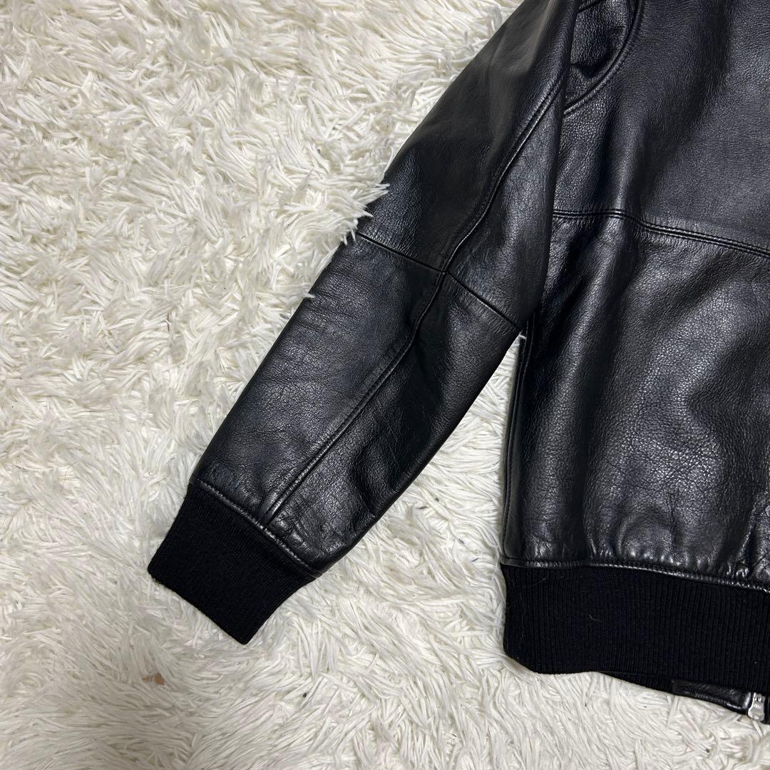 beauty &youth レザージャケット　牛革　ブラック　S