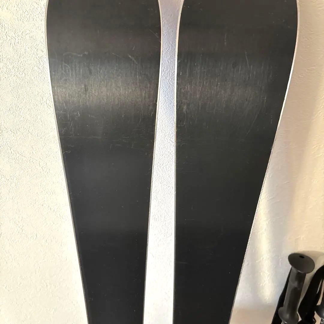 ワックス済サロモンスキー板130cm Atomicポール90cmケースセット