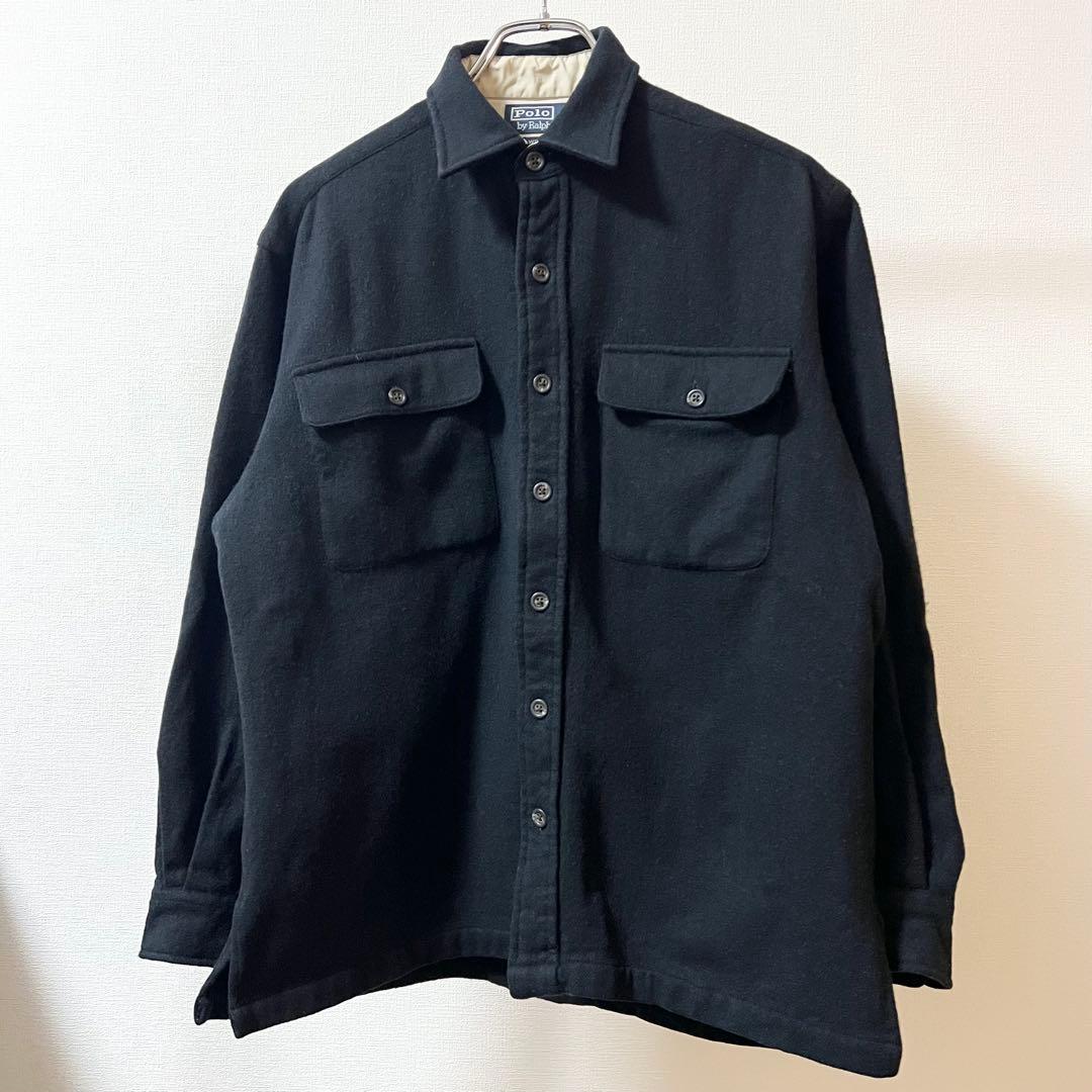 90’s Polo Ralph Lauren WRISTON ウールシャツ
